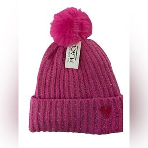 The Children's Place Girls Pink Beanie